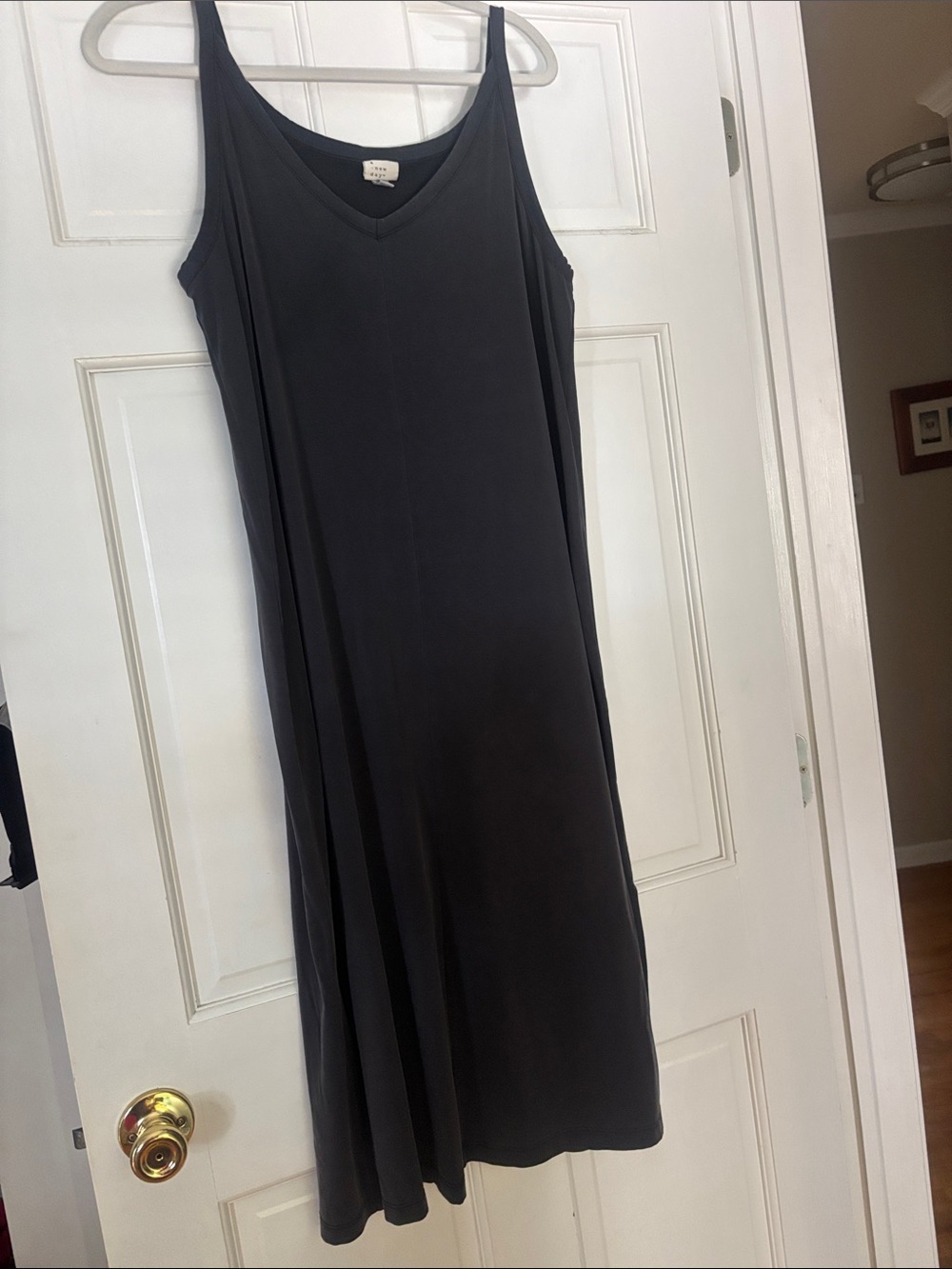 a new day Black V-Neck Slip Dress